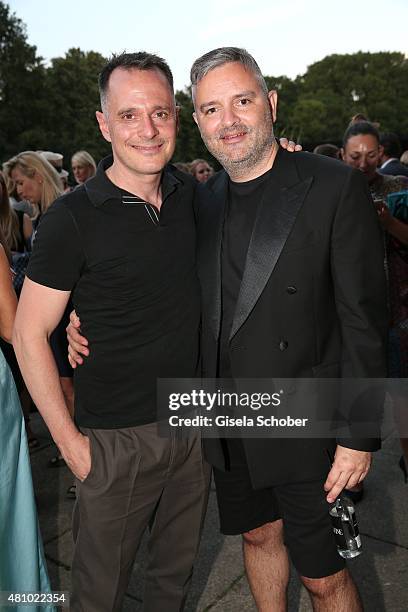 Johnny Talbot and Adrian Runhof, Designer Talbot & Runhof during the New Faces Award Fashion 2015 on July 16, 2015 at P1 in Munich, Germany.