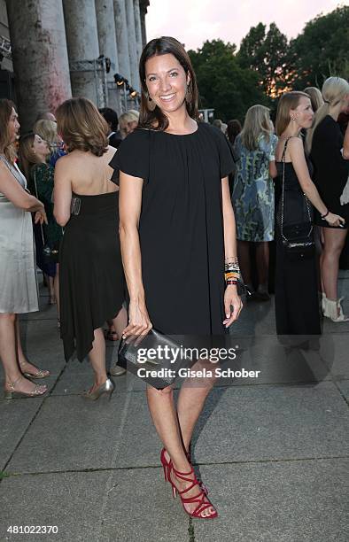 Sara Lena Herzsprung, sister of Hannah Herzsprung, during the New Faces Award Fashion 2015 on July 16, 2015 at P1 in Munich, Germany.