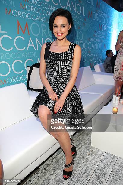 Mimi Fiedler during the New Faces Award Fashion 2015 on July 16, 2015 at P1 in Munich, Germany.
