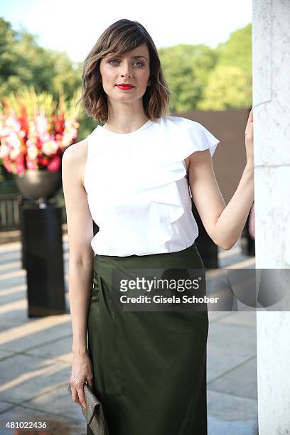 Eva Padberg during the New Faces Award Fashion 2015 on July 16, 2015 at P1 in Munich, Germany.