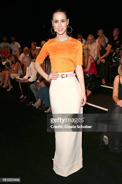 Lena Meyer-Landruth during the New Faces Award Fashion 2015 on July 16, 2015 at P1 in Munich, Germany.
