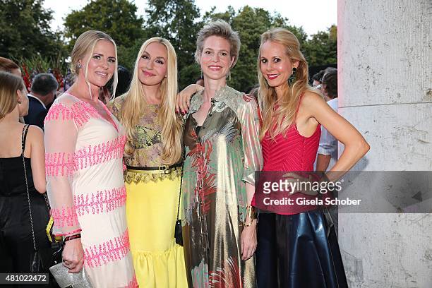 Constanze Kponton, Elna-Margret zu Bentheim, Princess Isabell, Minzi zu Hohenlohe Jagstberg, Nadja zu Schaumburg-Lippe during the New Faces Award...