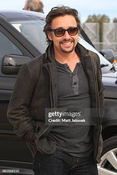 Richard Hammond arrives for a press event on July 17, 2015 in Perth, Australia.