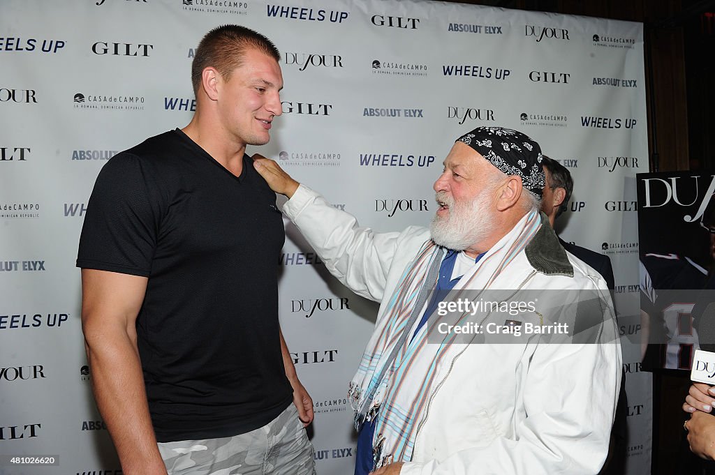 DuJour Magazine's Jason Binn And Casa de Campo Celebrate Rob Gronkowski With Bruce Weber Presented By Absolut Elyx & Wheels Up At Lavo