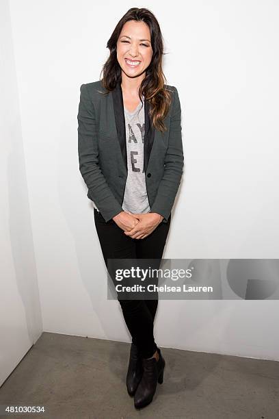 Singer-songwriter Michelle Branch attends the 'Desert Voices' opening exhibition at De Re Gallery on July 16, 2015 in West Hollywood, California.