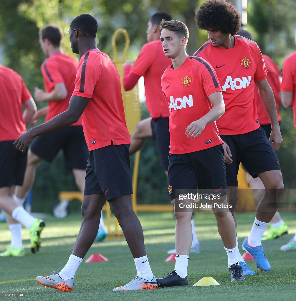 Adnan Januzaj of Manchester United in action during a first team
