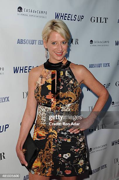 Real Housewife of NY star Dorinda Medley attends the Rob Gronkowski's Dujour summer cover issue party hosted by Nicole Vecchiarelli, Bruce Webber and...