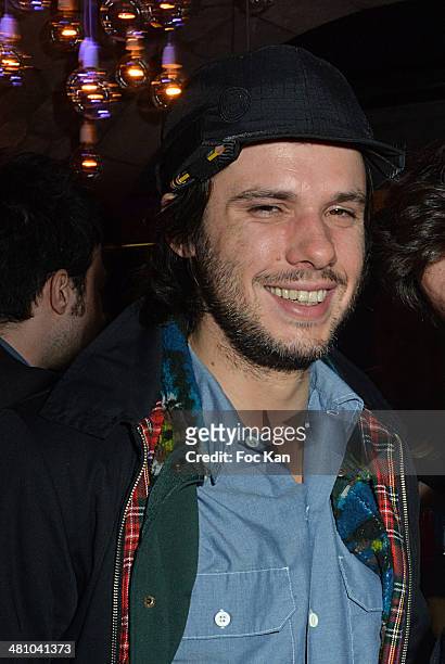 Orelsan attends the 'La Creme De La Creme' After Party at the Show Case Club on March 27, 2014 in Paris, France.