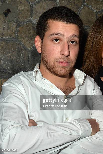 Thomas Blumenthal attends the 'La Creme De La Creme' After Party at the Show Case Club on March 27, 2014 in Paris, France.