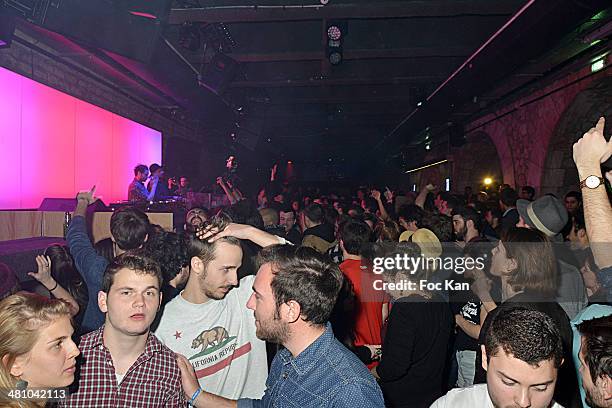 General view of atmosphere during 'La Creme De La Creme' After Party at the Show Case Club on March 27, 2014 in Paris, France.