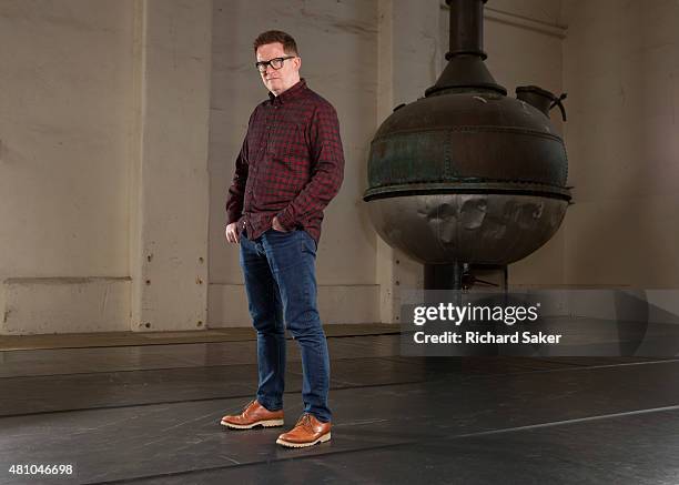 Choreographer Matthew Bourne is photographed for the Observer on March 27, 2015 in London, England.