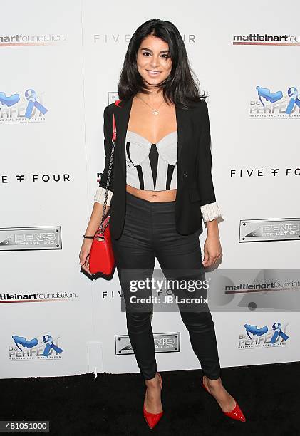 Rima Fakih attends the Matt Leinart Foundation's 9th Annual Celebrity Bowl for Charity at Lucky Strike Bowling Alley on July 16, 2015 in Hollywood,...