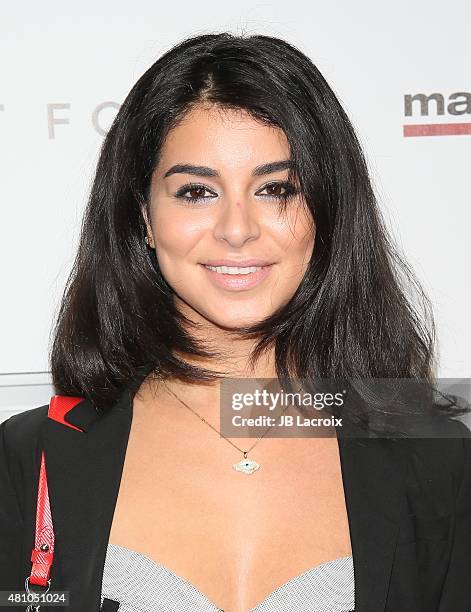 Rima Fakih attends the Matt Leinart Foundation's 9th Annual Celebrity Bowl for Charity at Lucky Strike Bowling Alley on July 16, 2015 in Hollywood,...