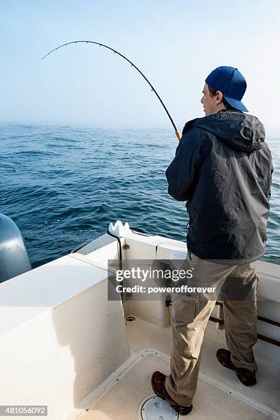 deep sea fishing - bc commercial fishing boats stock pictures, royalty-free photos & images