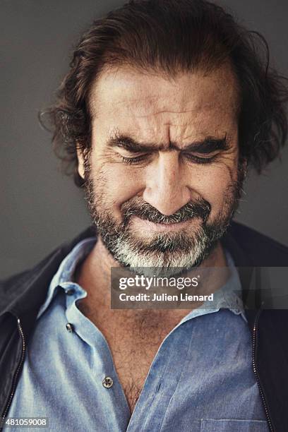 Former footballer Eric Cantona is photographed for Self Assignment on may 15, 2013 in Cannes, France.