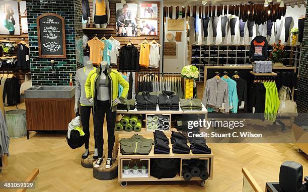 Lululemon athletica opens its first European store in Covent Garden on March 28, 2014 in London, England.