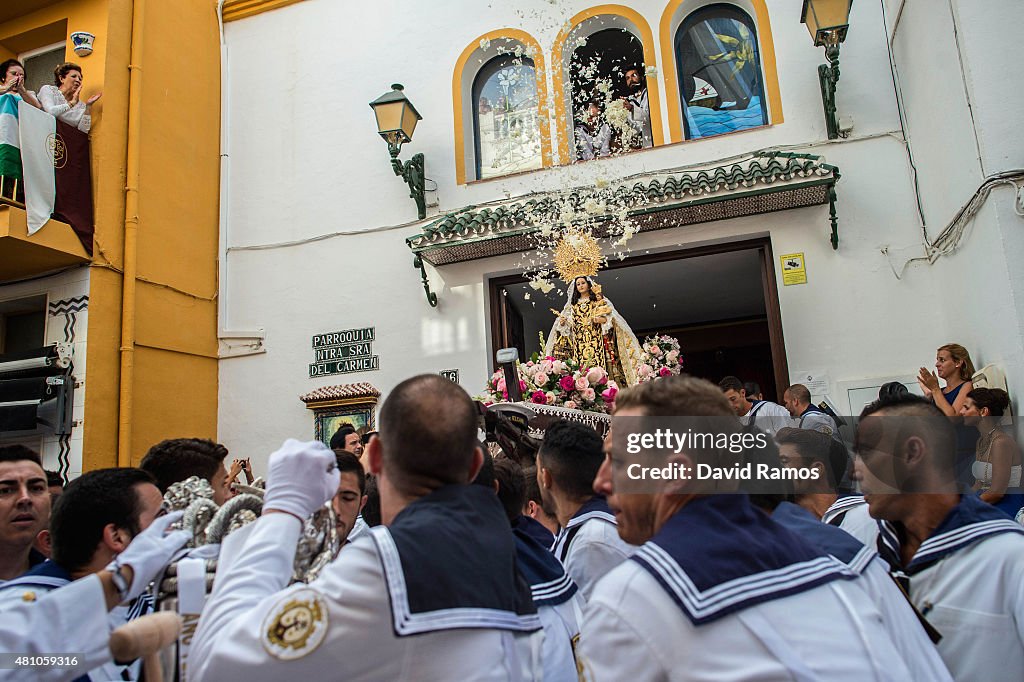 Virgen Del Carmen Procession in Malaga