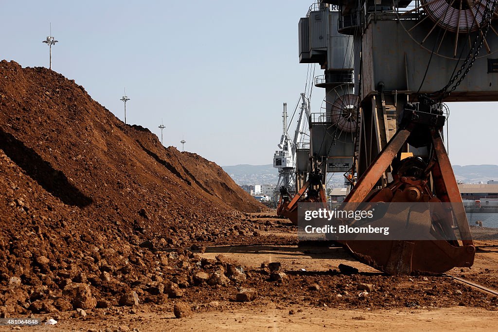 Dock Workers At Thessaloniki Commercial Port As Bailout Plan Rests On Asset Sales