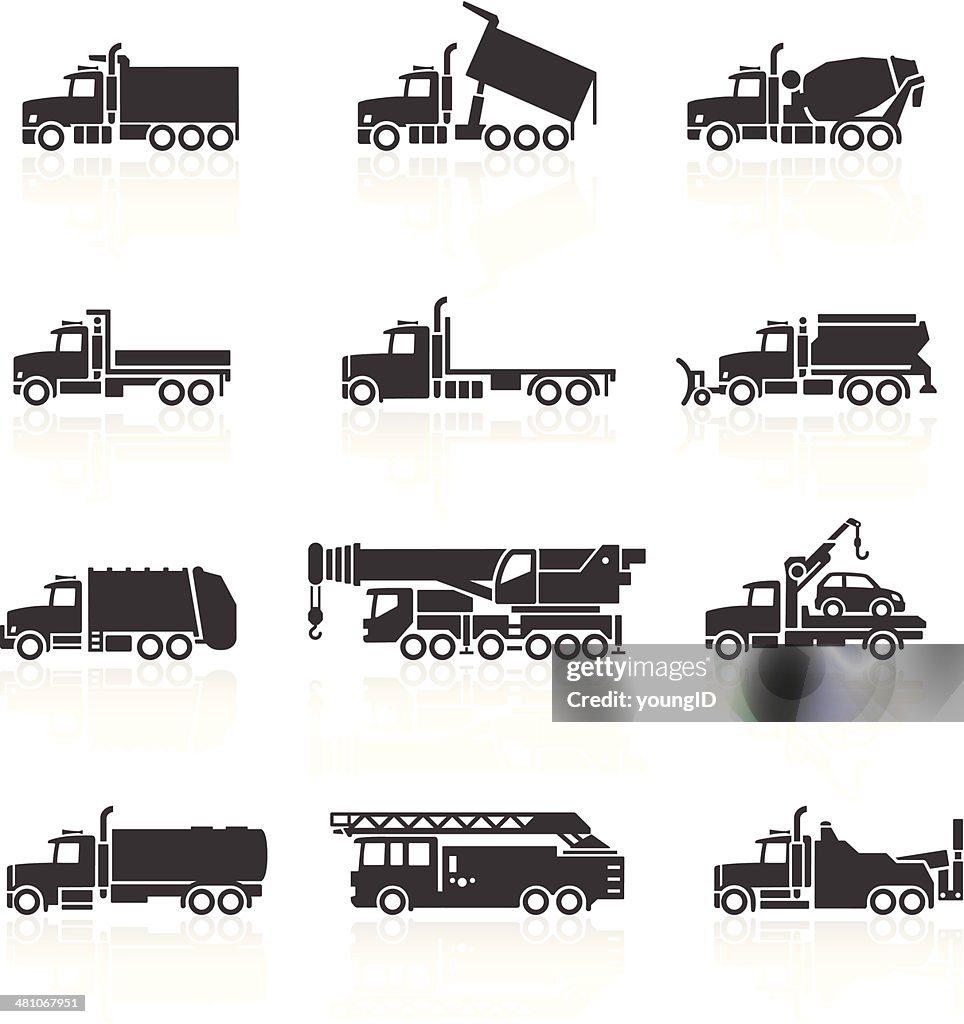 Truck Icons Set