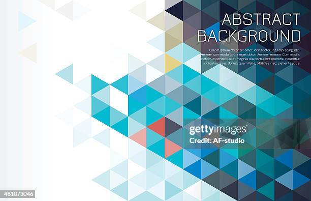 bildbanksillustrationer, clip art samt tecknat material och ikoner med cube diamond abstract background - triangel