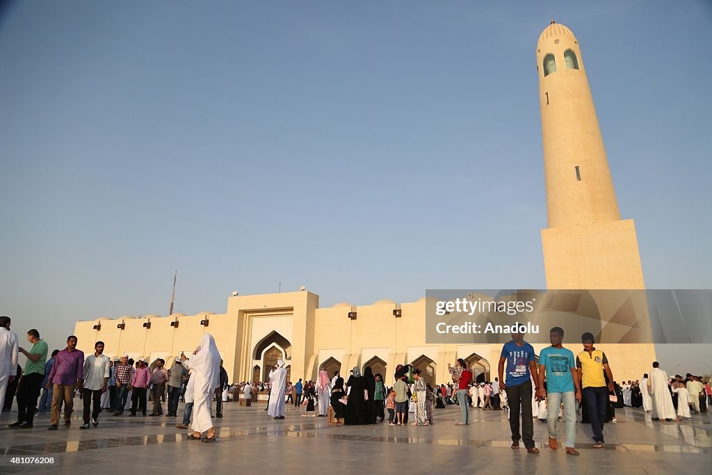 Eid el-Fitr prayer in Qatar