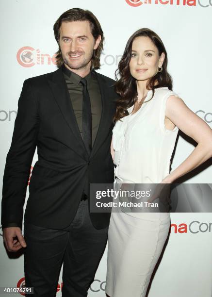 Richard Armitage and Sarah Wayne Callies attend Warner Bros. Pictures' The Big Picture, an Exclusive Presentation at Cinemacon 2014 - Day 4 held at...