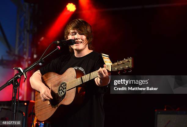 Performs on the BBC Radio 6 Music Stage on day 2 of Latitude Festival at Henham Park Estate on July 17, 2015 in Southwold, England.