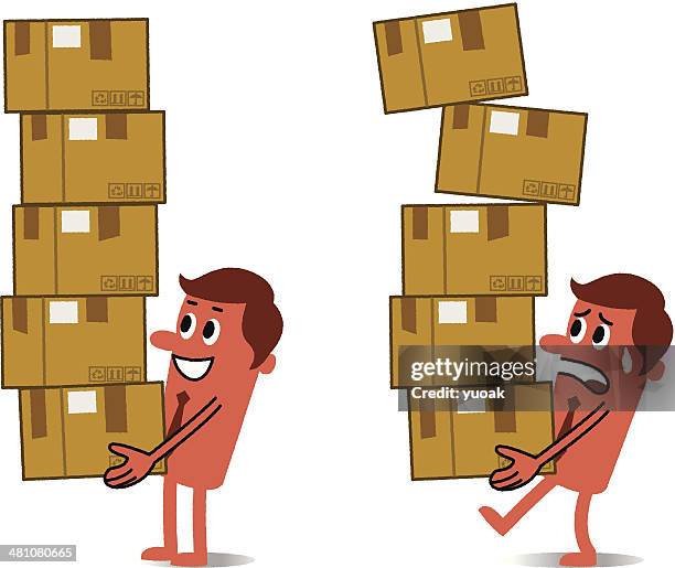 Cartoon Packing Part Packing Boxes For Move Cartoon Photos and Premium High Res Pictures ...