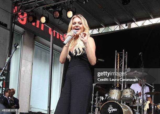 Kelsea Ballerini performs on "FOX & Friends" All American Concert Series - Kelsea Ballerini during "FOX & Friends" All American Concert Series...