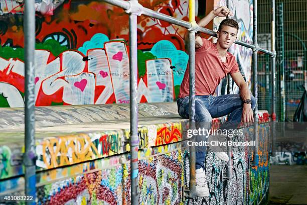 Tennis player Borna Coric is photographed on June 25, 2015 in London, England.