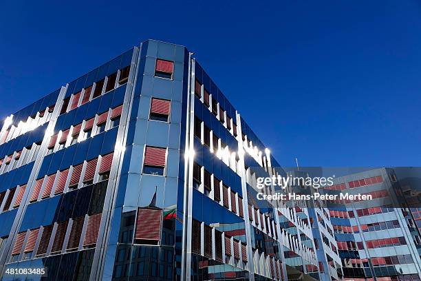 european parliament, luxembourg-kirchberg - kirchberg luxembourg stock pictures, royalty-free photos & images