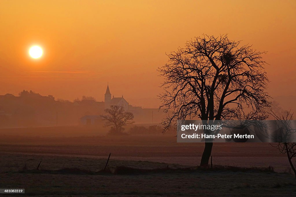 Sunrise, Faha, Saarland, Germany