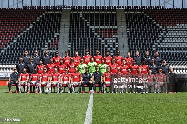 Top Row Maarten Gozeling , Johan de Haan , Martin Cruijff , Achille Vaarnold, Jeremy Helmer, Thomas Ouwejan, Stijn Spierings, Joris Kramer, Levi...