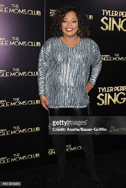 Actress Cocoa Brown arrives at the Los Angeles premiere of 'Tyler Perry's The Single Moms Club' at ArcLight Cinemas Cinerama Dome on March 10, 2014...