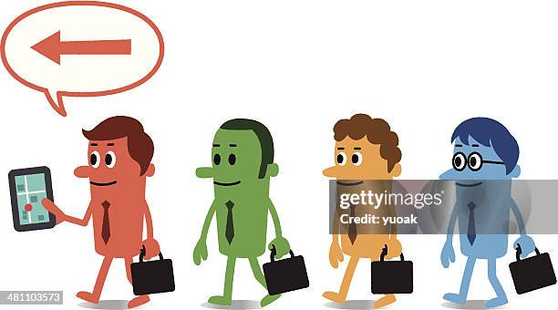 direction - different professions stock illustrations