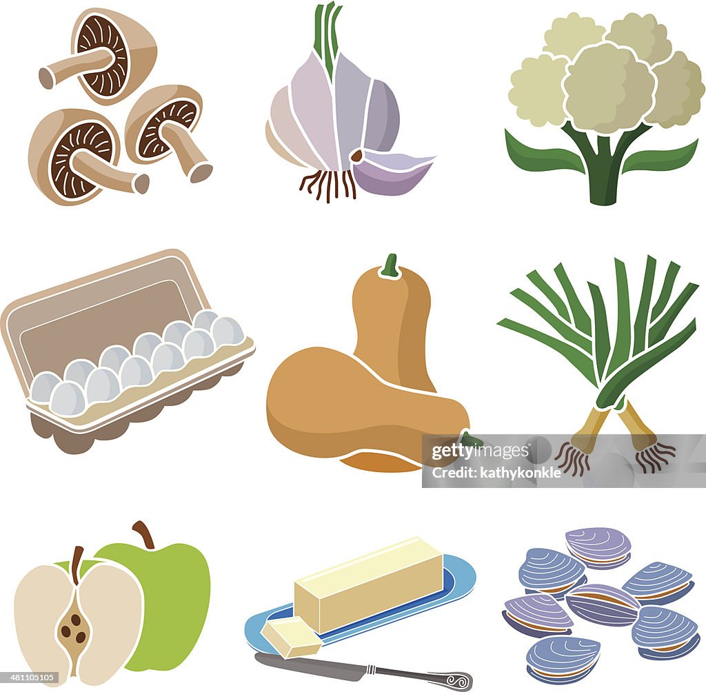 Light colored foods