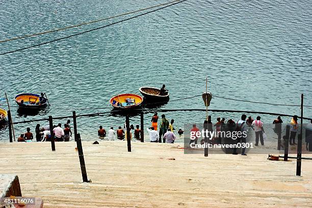 bathing ghat - andhra pradesh stock pictures, royalty-free photos & images