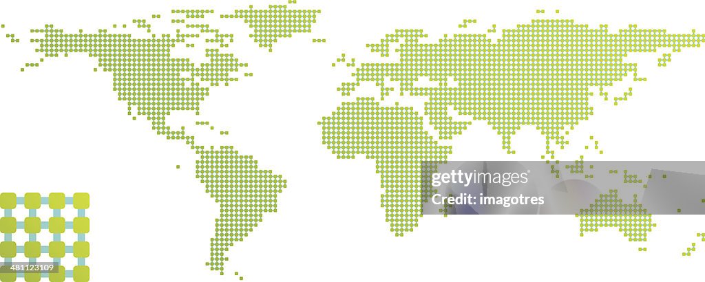 World Map Pattern Design 10 High-Res Vector Graphic - Getty Images