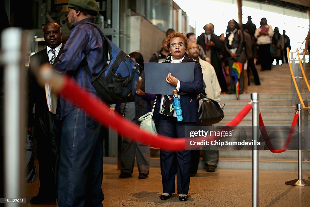 Employment Seekers Attend Job Fair In Washington DC