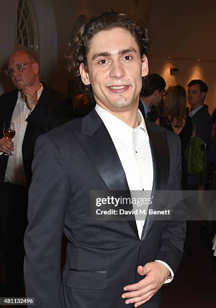 Ballet dancer Ivan Vasiliev attends a post-show drinks reception following the Ardani 25 Dance Gala at The London Coliseum on July 17, 2015 in...