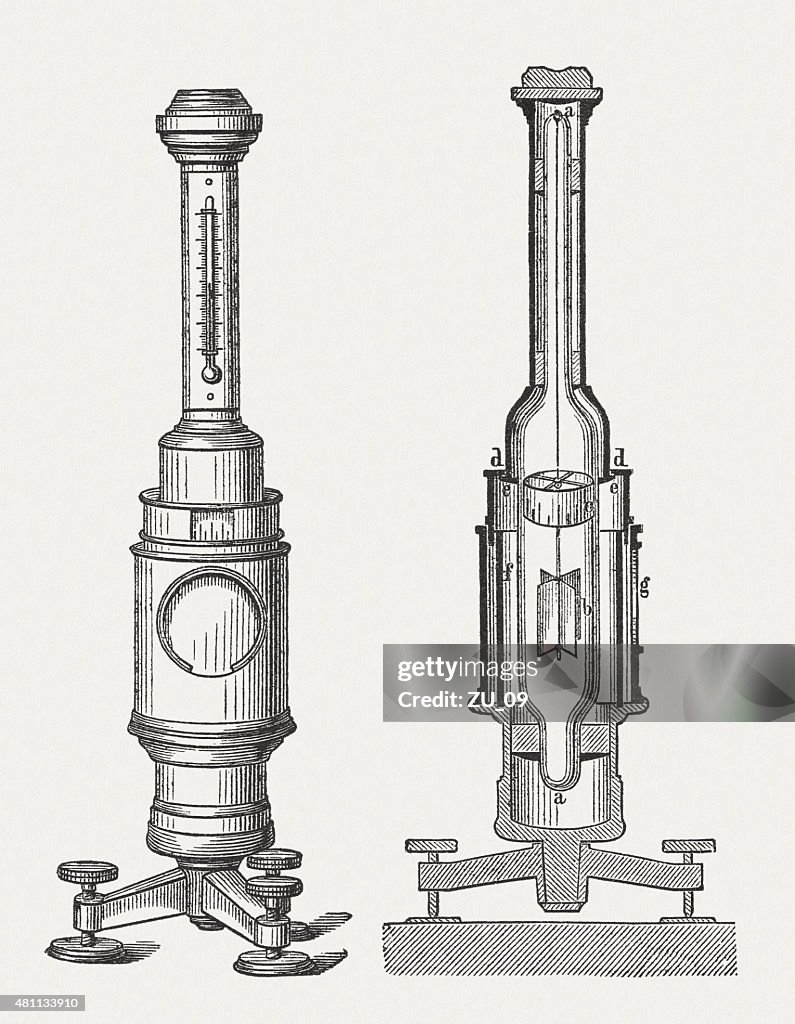 First Photometer Photometer Published In 1881 High-Res Vector Graphic - Getty Images