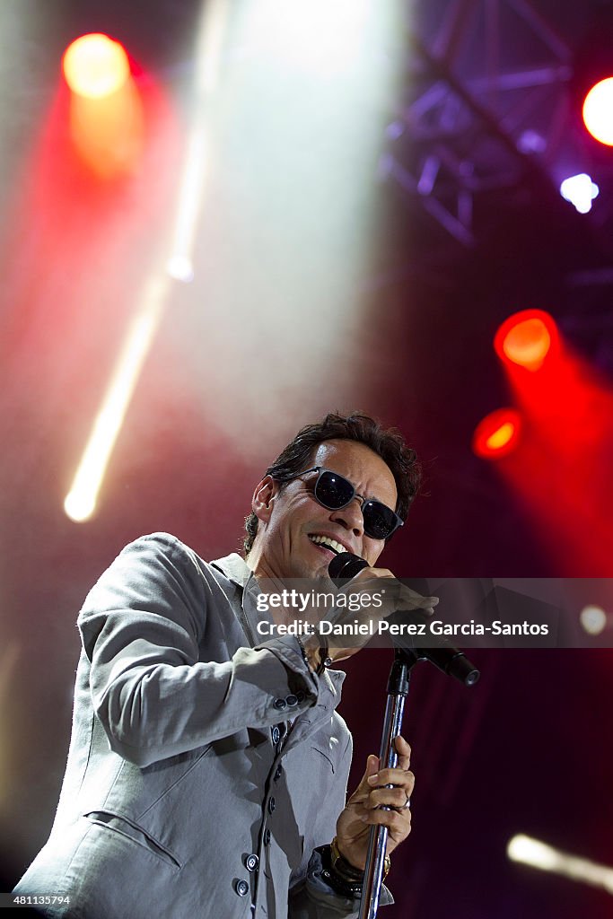 Marc Anthony Performs In Concert in Malaga