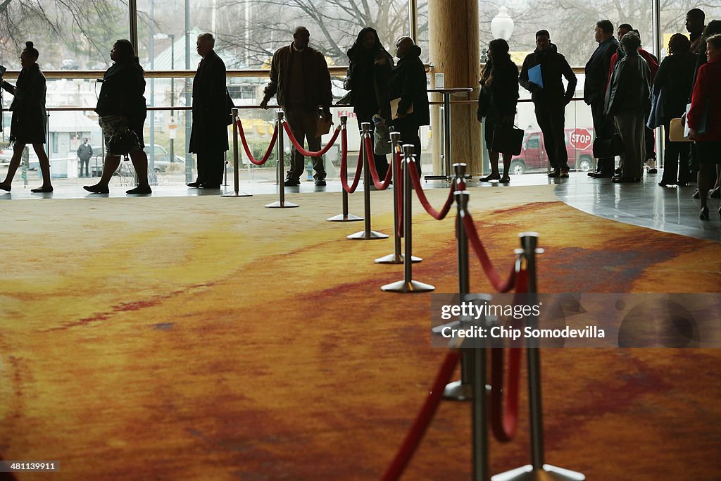 Employment Seekers Attend Job Fair In Washington DC
