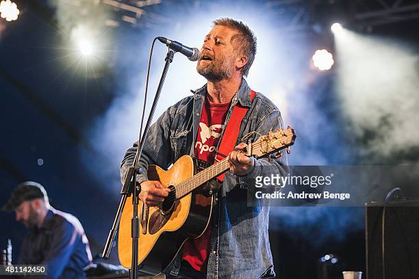 King Creosote performs on the 6 Music Stage at Latitude Festival on July 17, 2015 in Southwold, United Kingdom.