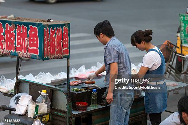 corner of the street in beijing residence area - lancashire hotpot stock pictures, royalty-free photos & images