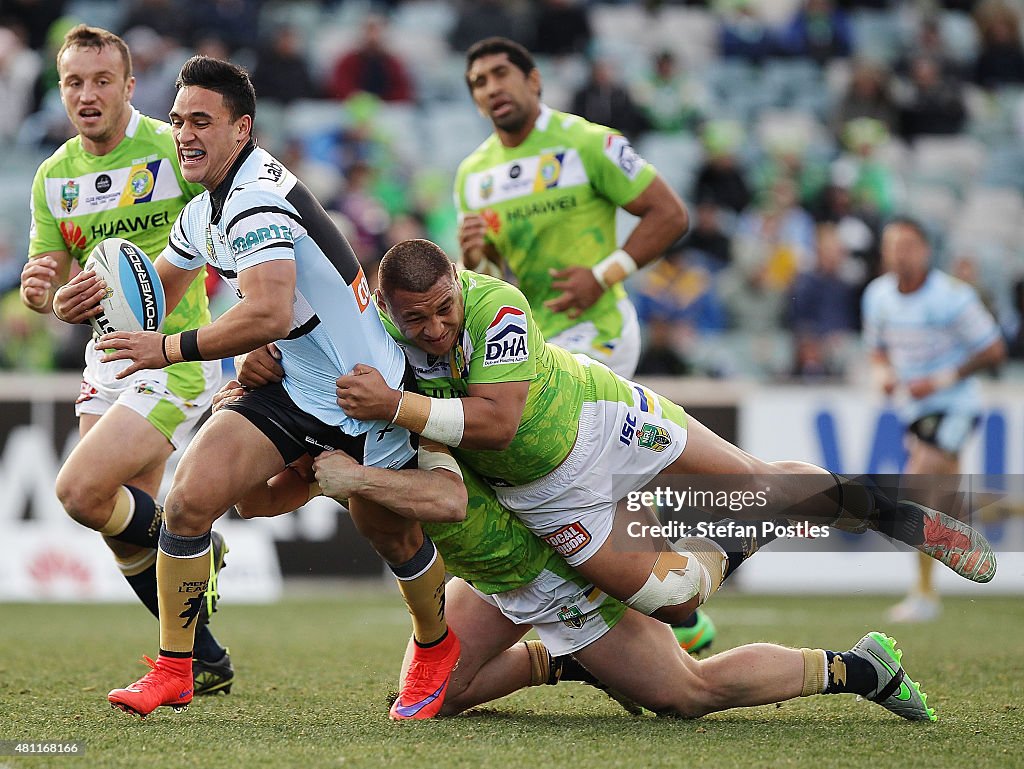 NRL Rd 19 - Raiders v Sharks