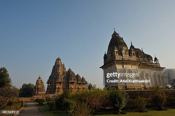 Vishwanath Temple, one of the Khajuraho group of monuments, a part of UNESCO World Heritage Sites at Khajuraho.
