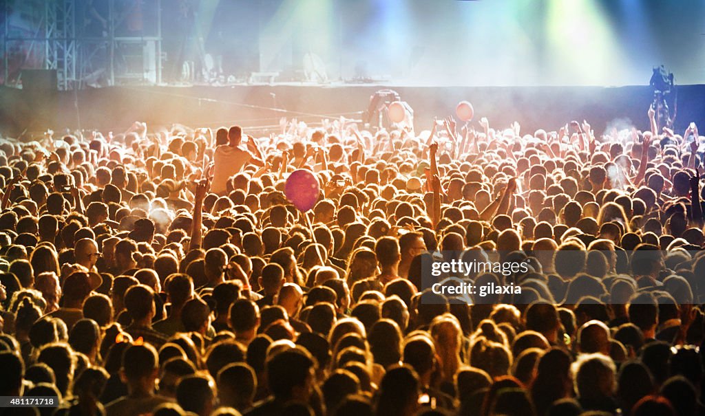 Menschen beim Konzert-party.