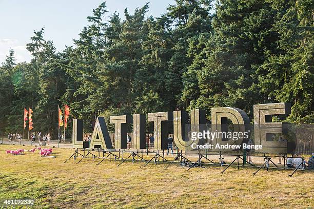 General view of Latitude Festival on July 17, 2015 in Southwold, United Kingdom.
