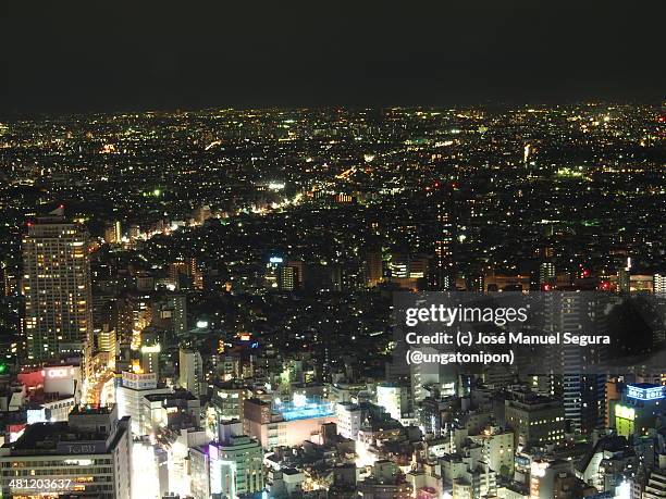 bright lights, big city! - toshima ward stock pictures, royalty-free photos & images